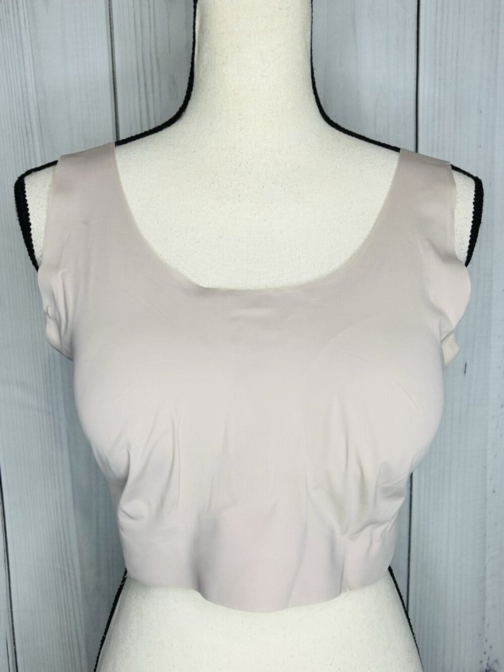 Bali Unlined Wireless Bra Womens Size XL Nude Pull On Bralette